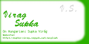 virag supka business card